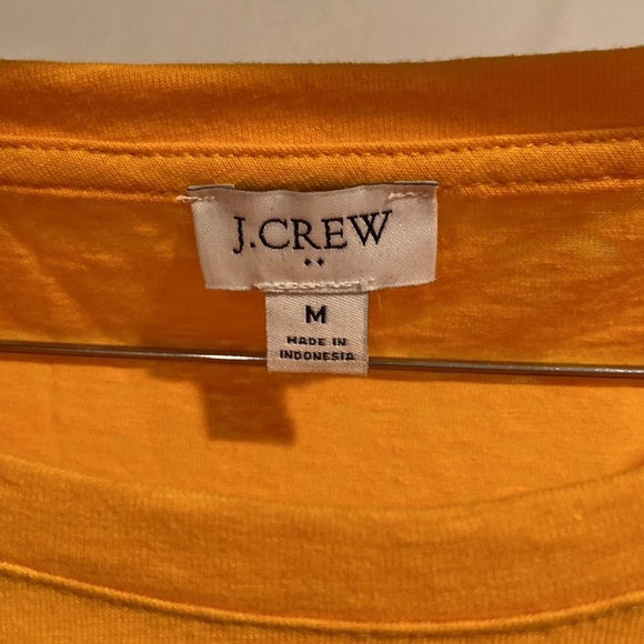 J.crew mustard yellow rolled sleeved tee - Picture 5 of 5